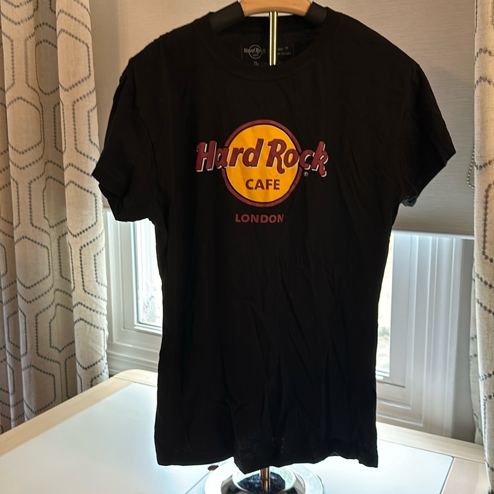 🇬🇧💂🎸 Hard Rock Cafe London Classic Black T-Shirt